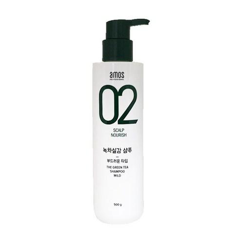 Amos PROFESSIONAL The Green Tea Shampoo [Mild - For Sensitive Scalp] 500g