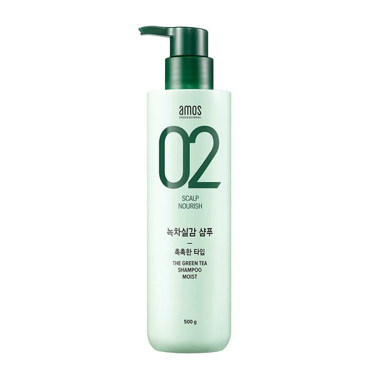 Amos PROFESSIONAL The Green Tea Shampoo [Moist - For Normal/Dry Scalp] 500g